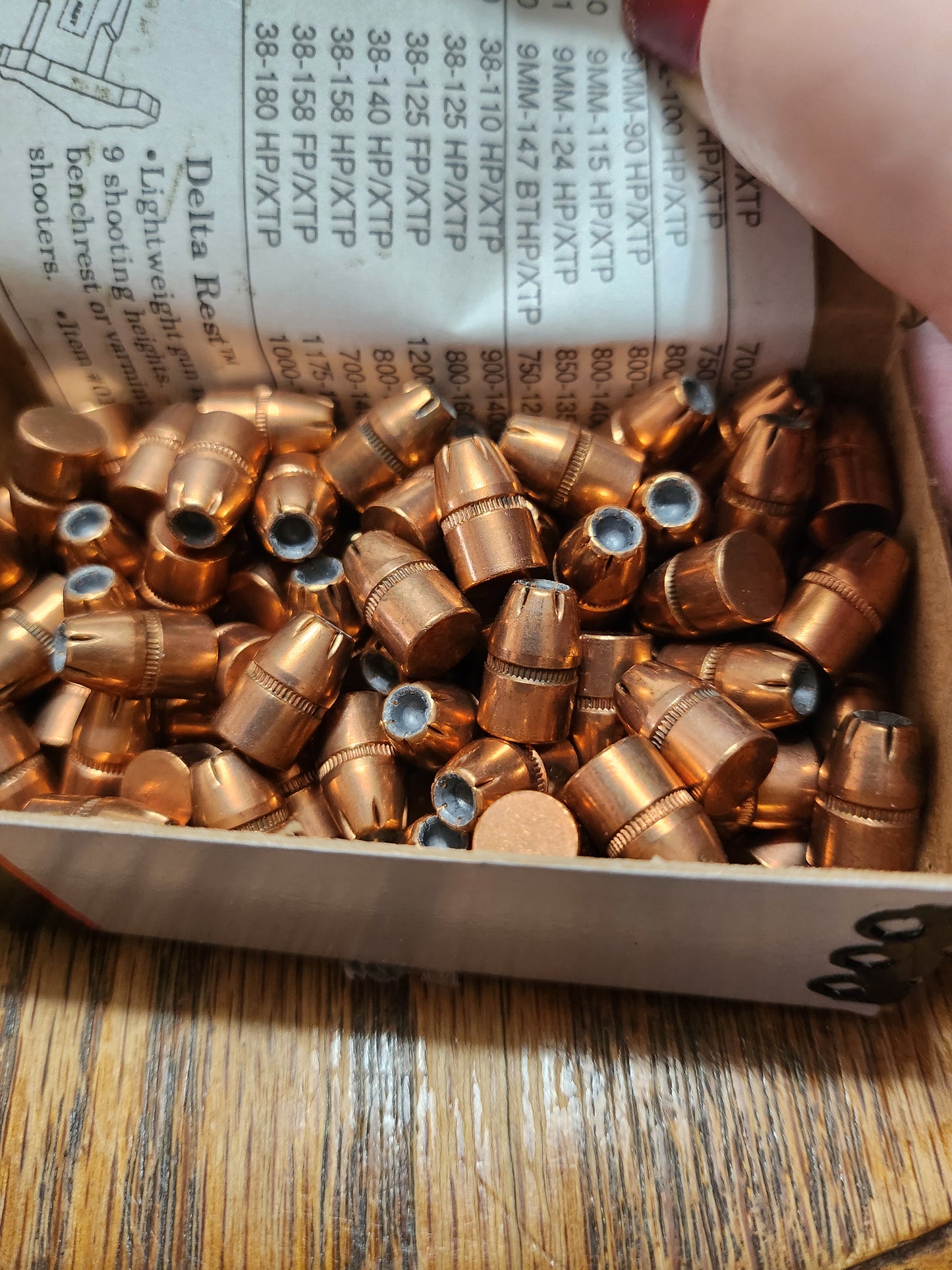32 cal 85gr hollow point XTP