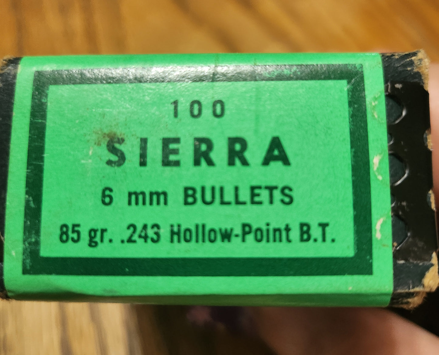 6mm 85gr HP BT Sierra bullets