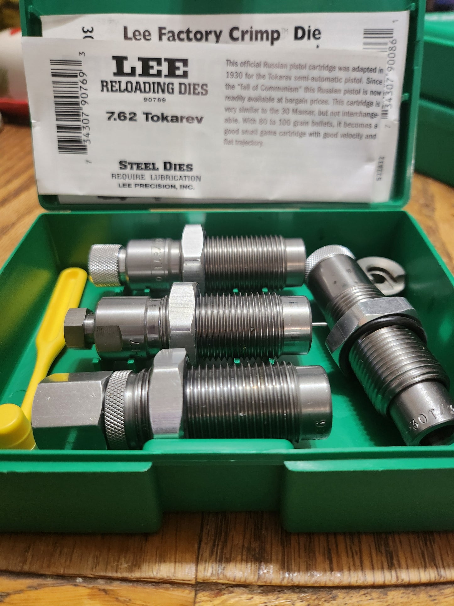 7.62x25 Takarev reloading dies
