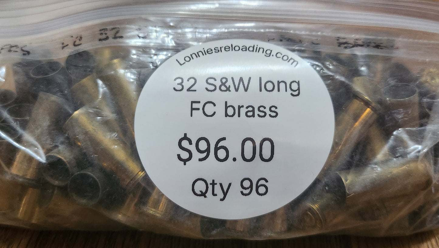 32 S&W Long FC brass
