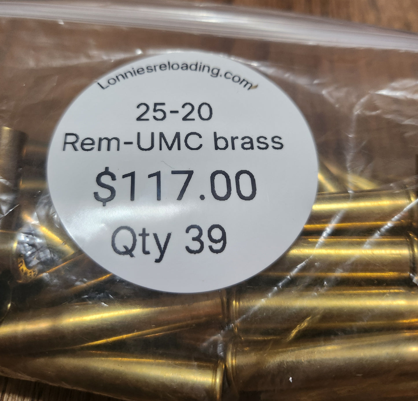 25-20 Remington umc brass. Qty 39