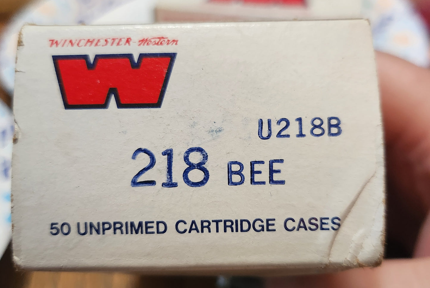 218 Bee brass