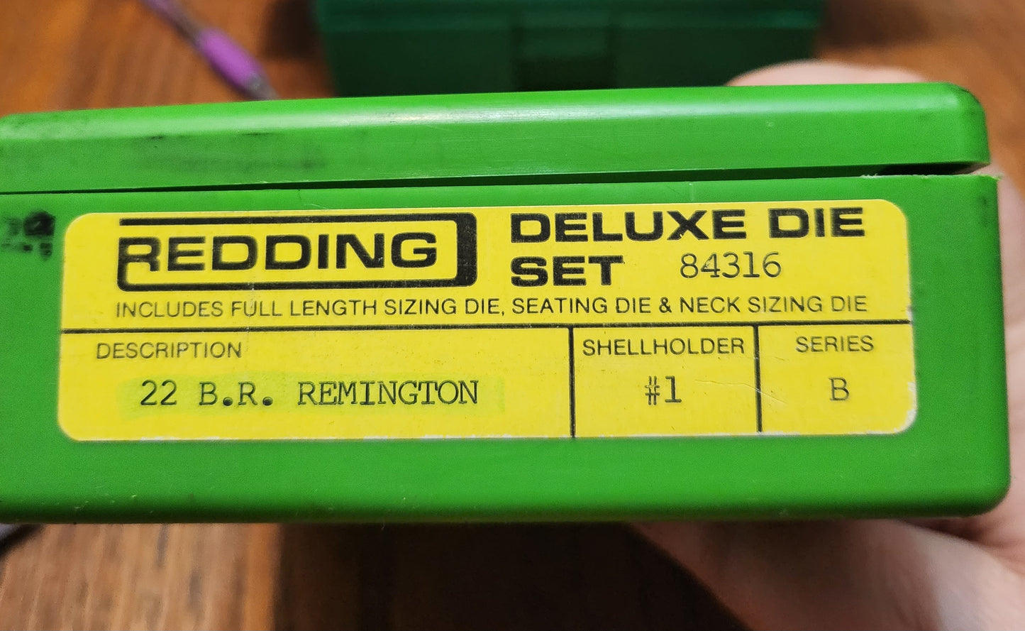 Redding 22 B.R. Remington reloading dies