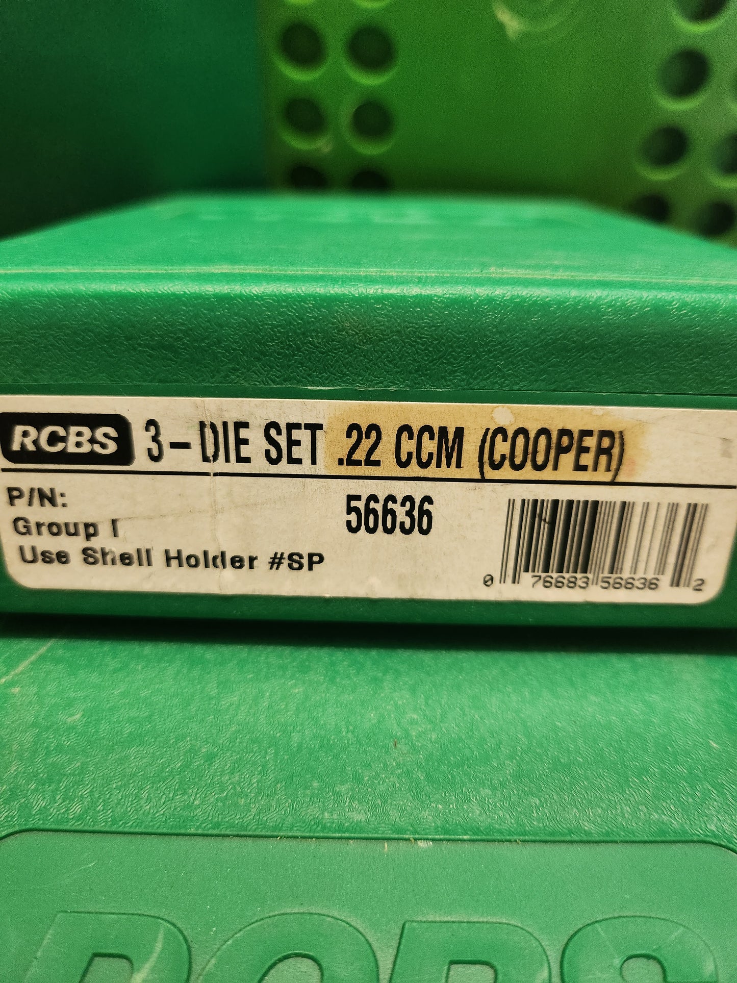 . 22 CCM (cooper) reloading dies