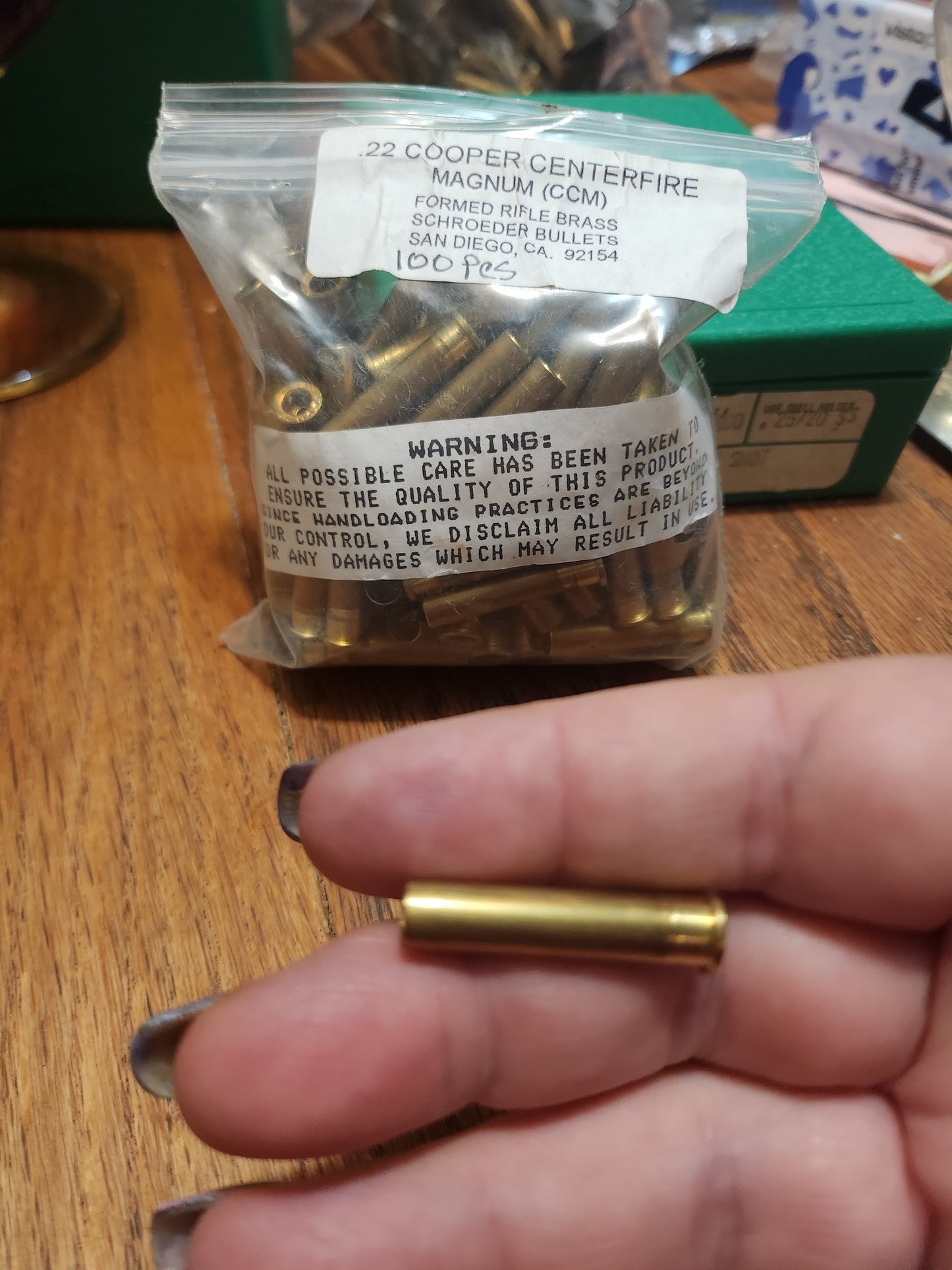 .22 Cooper centerfire magnum (ccm) brass