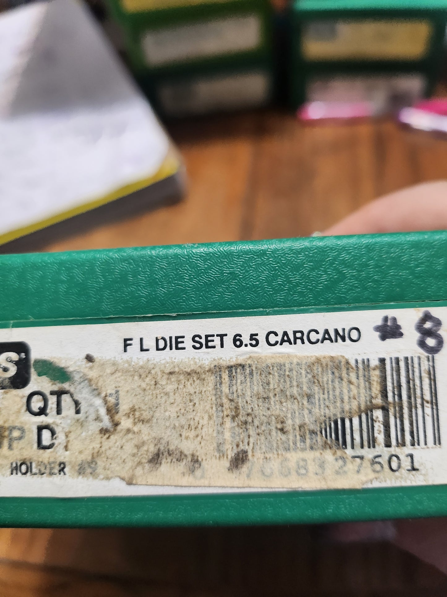 6.5 Carcano reloading dies