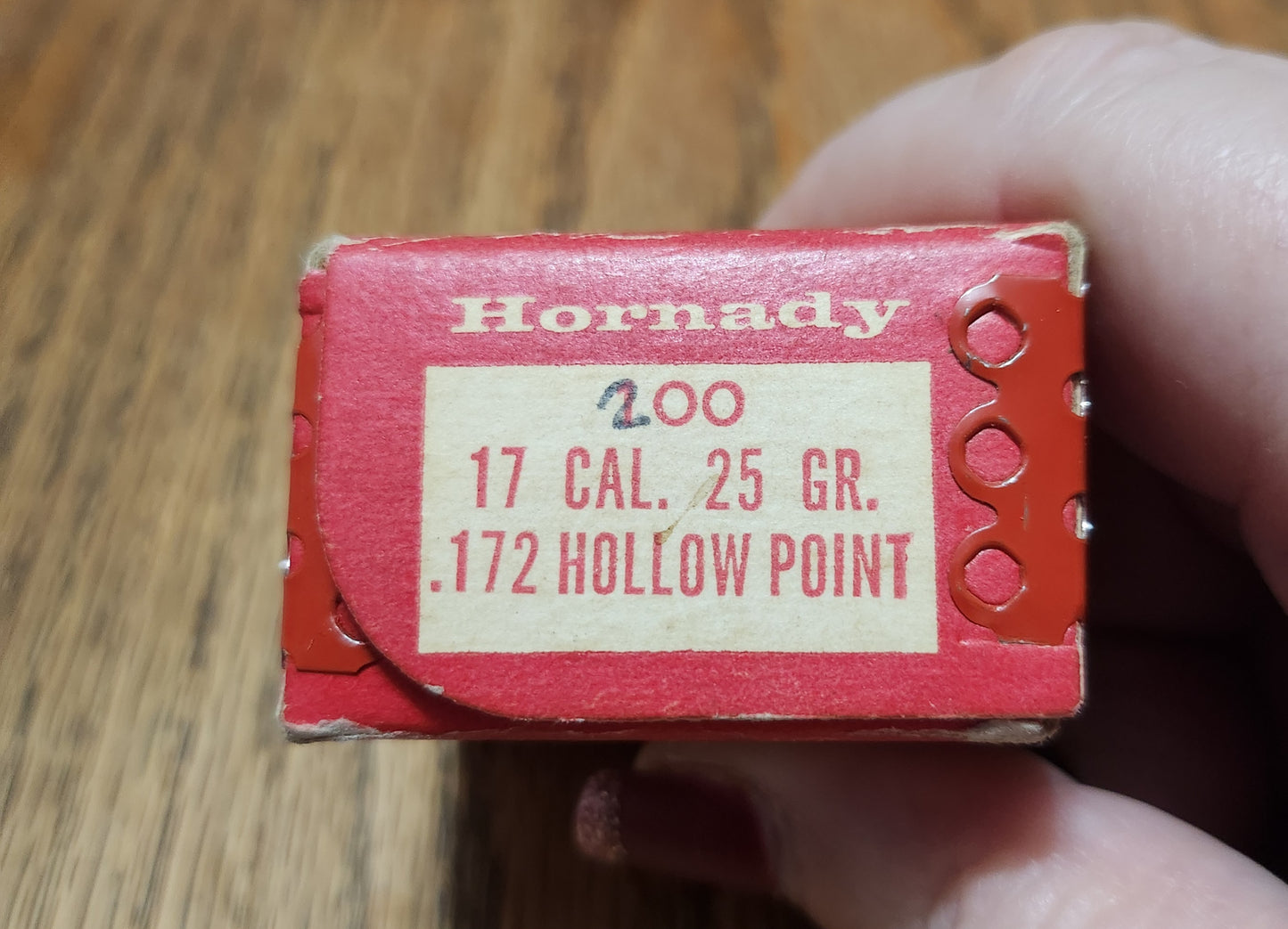 17 cal 25gr hollow point bullets