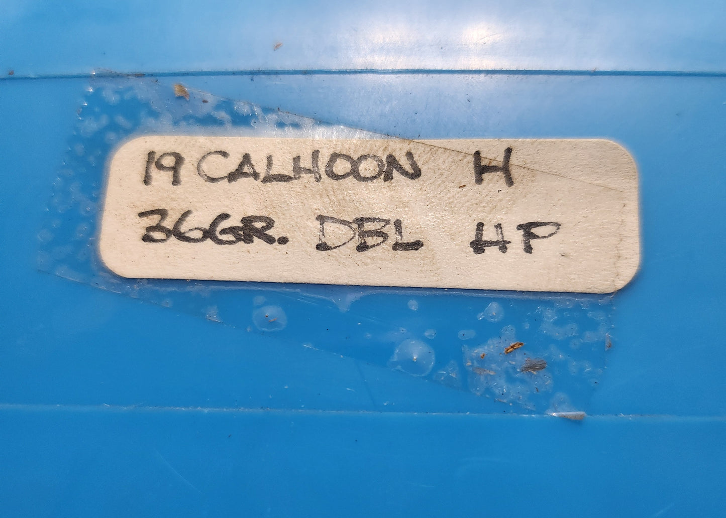 19 caliber Calhoon 36 gr DBL HP Bullets