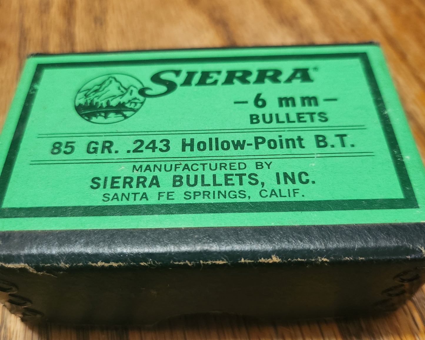 6mm 85gr  HP BT Sierra bullets