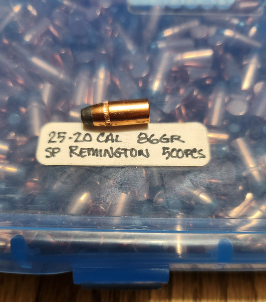 25-20 cal 86 gr sp remington