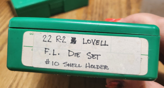 Hollywood 22 R-2 Lovell F.L reloading dies