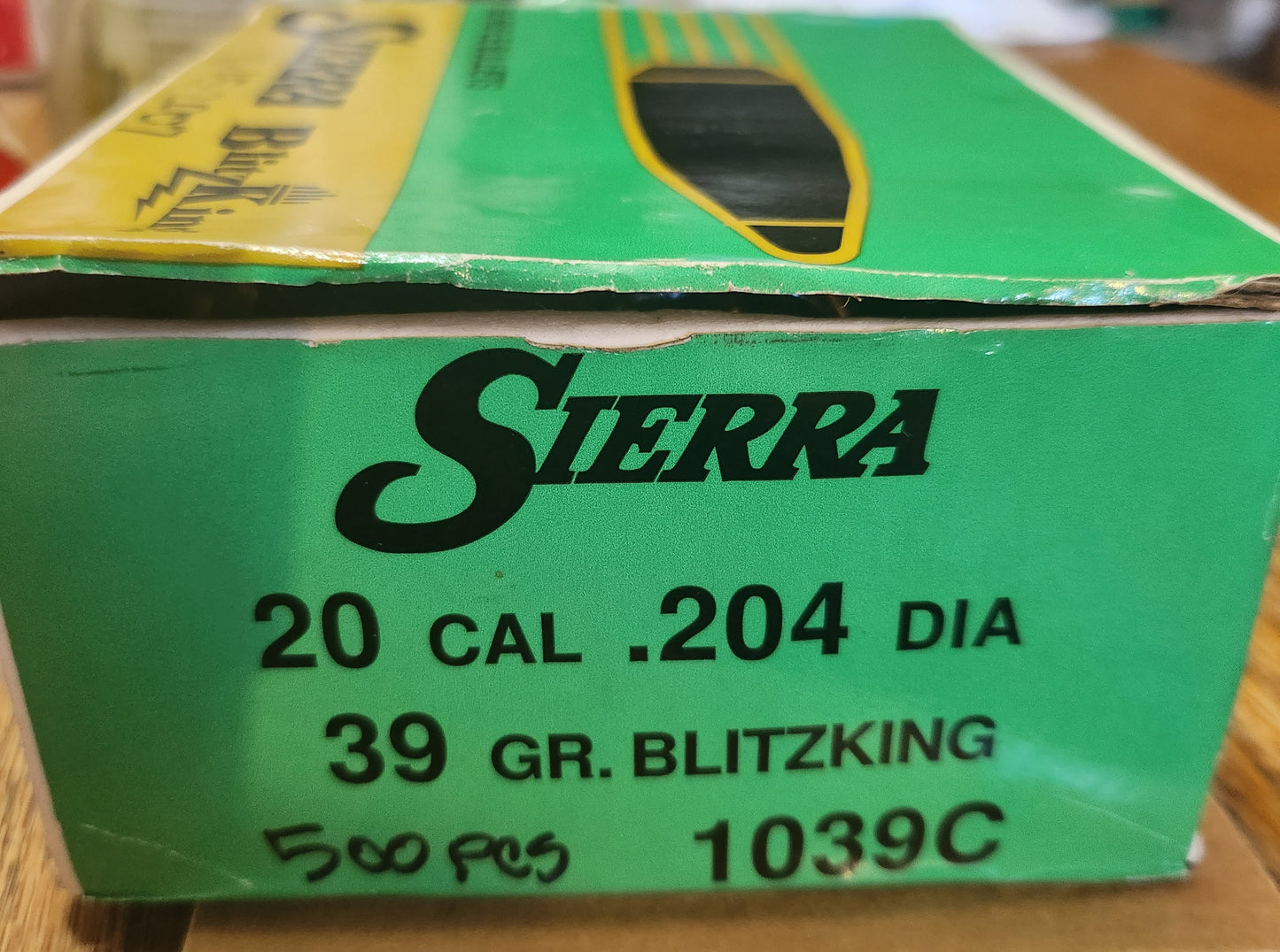 20 caliber 39gr Sierra Blitzking bullets
