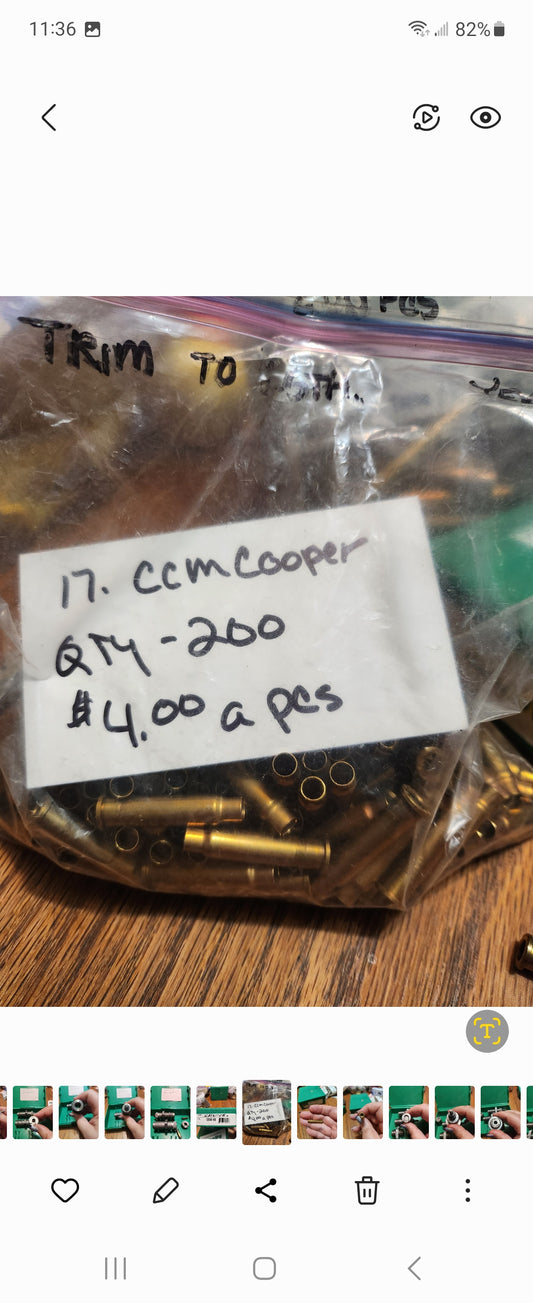 17 ccm cooper brass