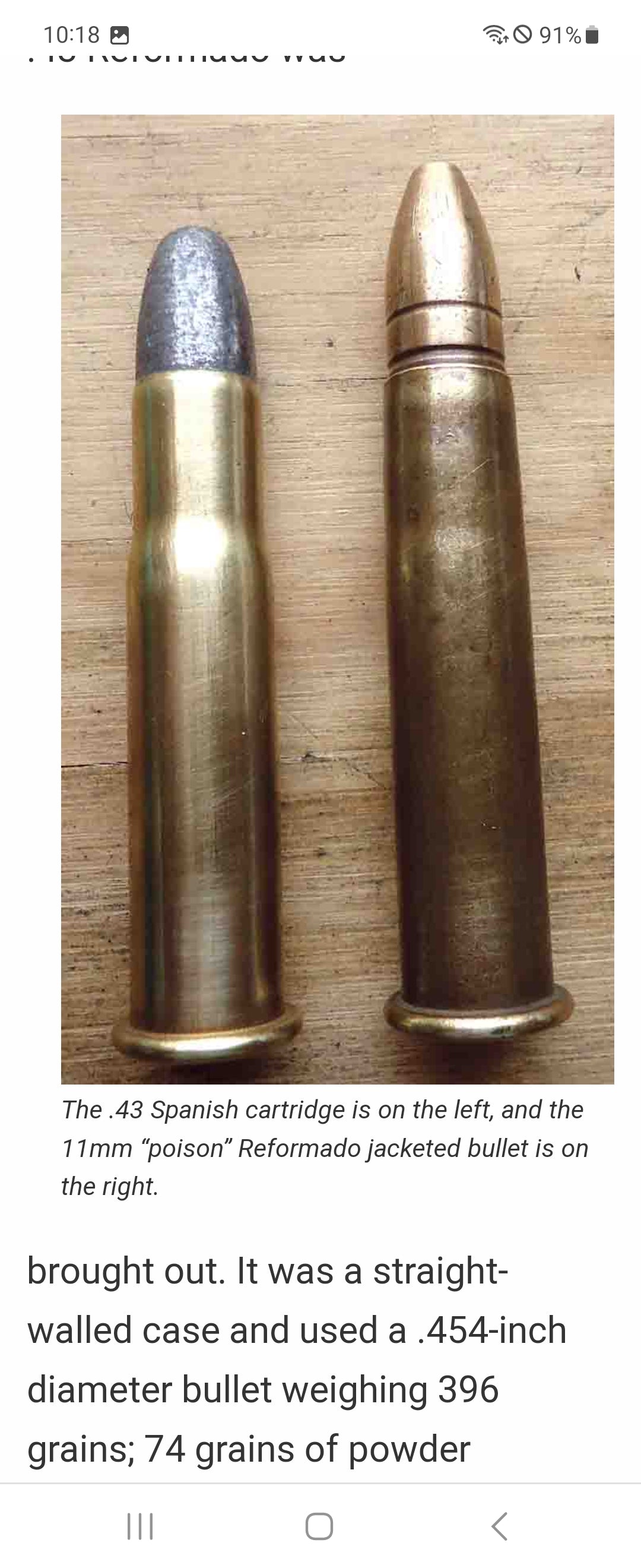 43 Spanish Reformado reloading dies